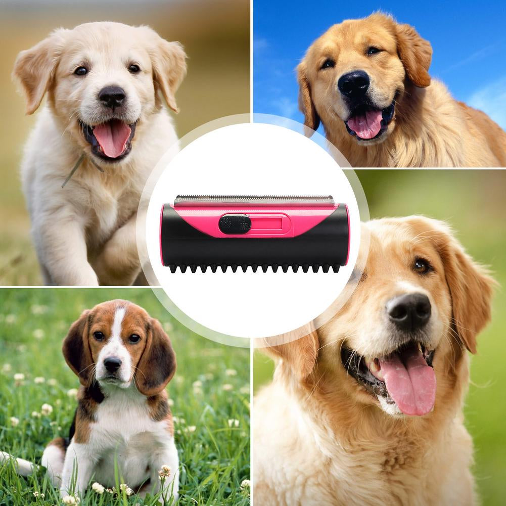 Pet Hair Remover Dog Brush Cat Brush Cleaning Brush Cats Hair Sofa Carpet Cleaner Brush Pet Rolling Comb Smooth Groomer for Dog