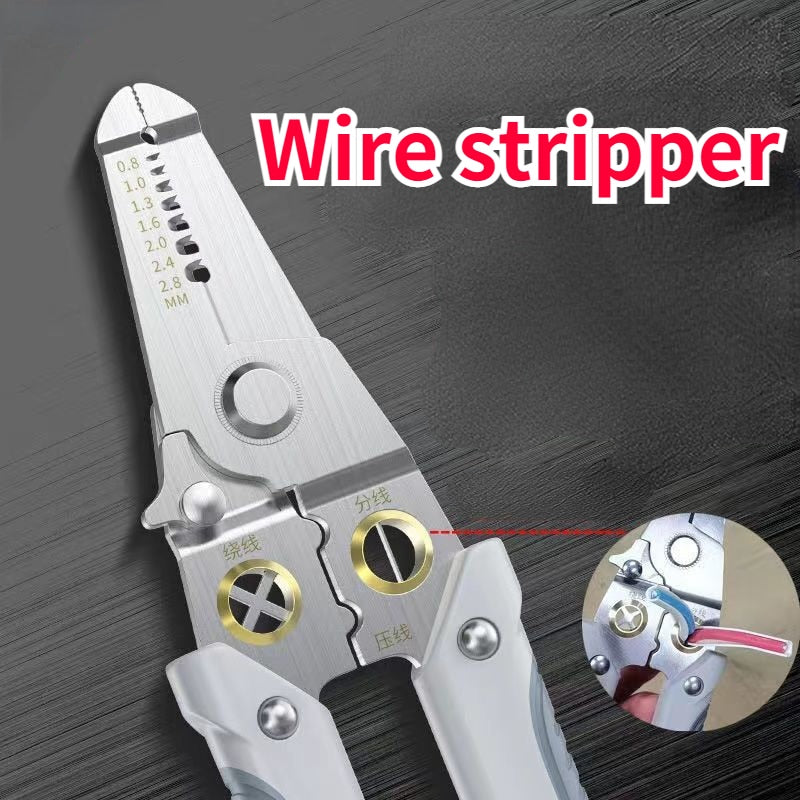 Wire Stripper Decrustation Pliers Multi Tool Ire Stripper Electric Cable Stripper Cutter Multifunctional Wire Repair Tool Pliers